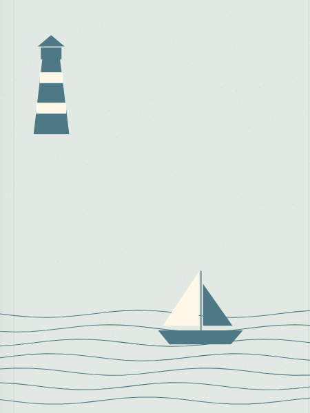 Harbor morning — Notebook covers