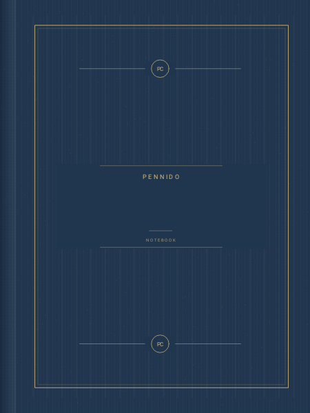 Oxford navy — Notebook covers