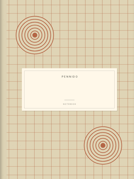Retro grid — Notebook covers