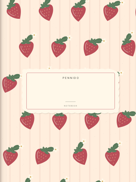 Strawberry season — Notebook covers