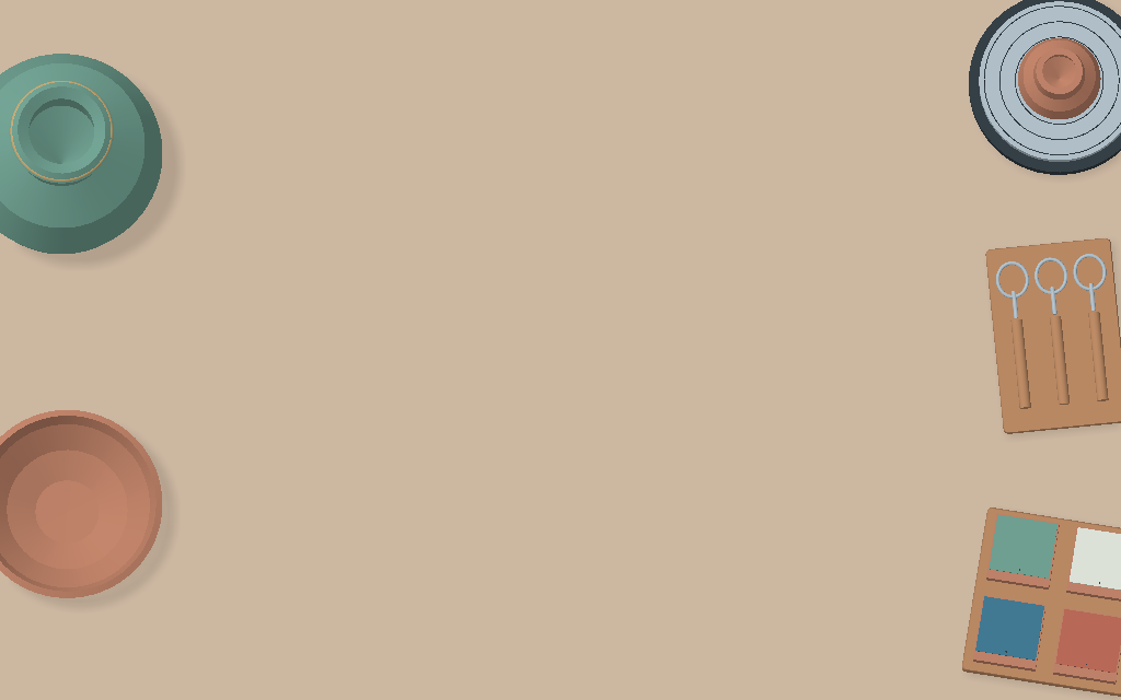Ceramics · clay and glaze — 3D environments