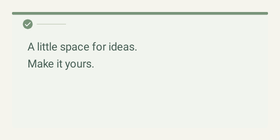 Decision note — Text box designs