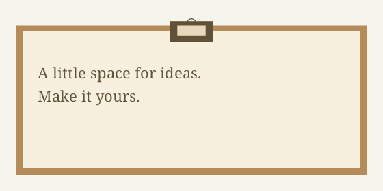 Clipboard — Text box designs