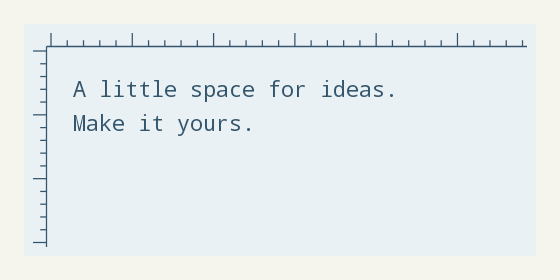 Measuring ruler — Text box designs