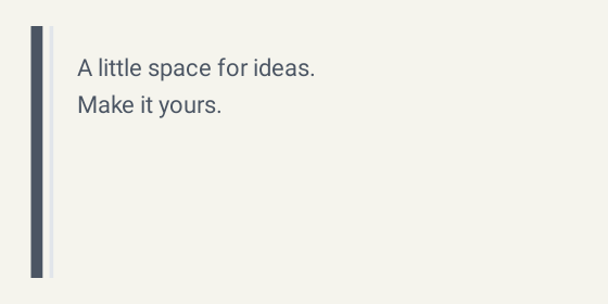 Pillar — Text box designs