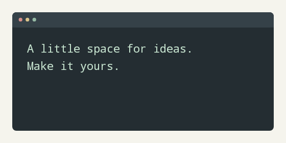 Terminal — Text box designs